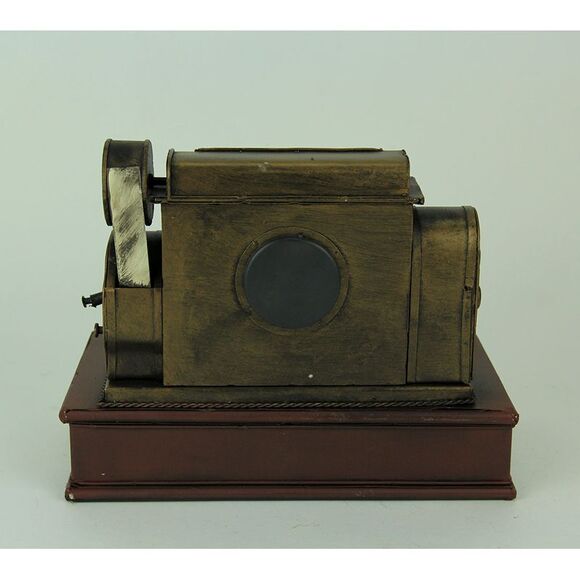 Old Fashioned Metal Cash Register Sculpture with Drawer - Picture 3 of 4